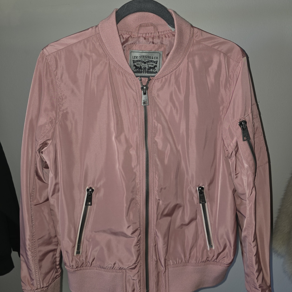 Levi's Pink Bomber Jacket